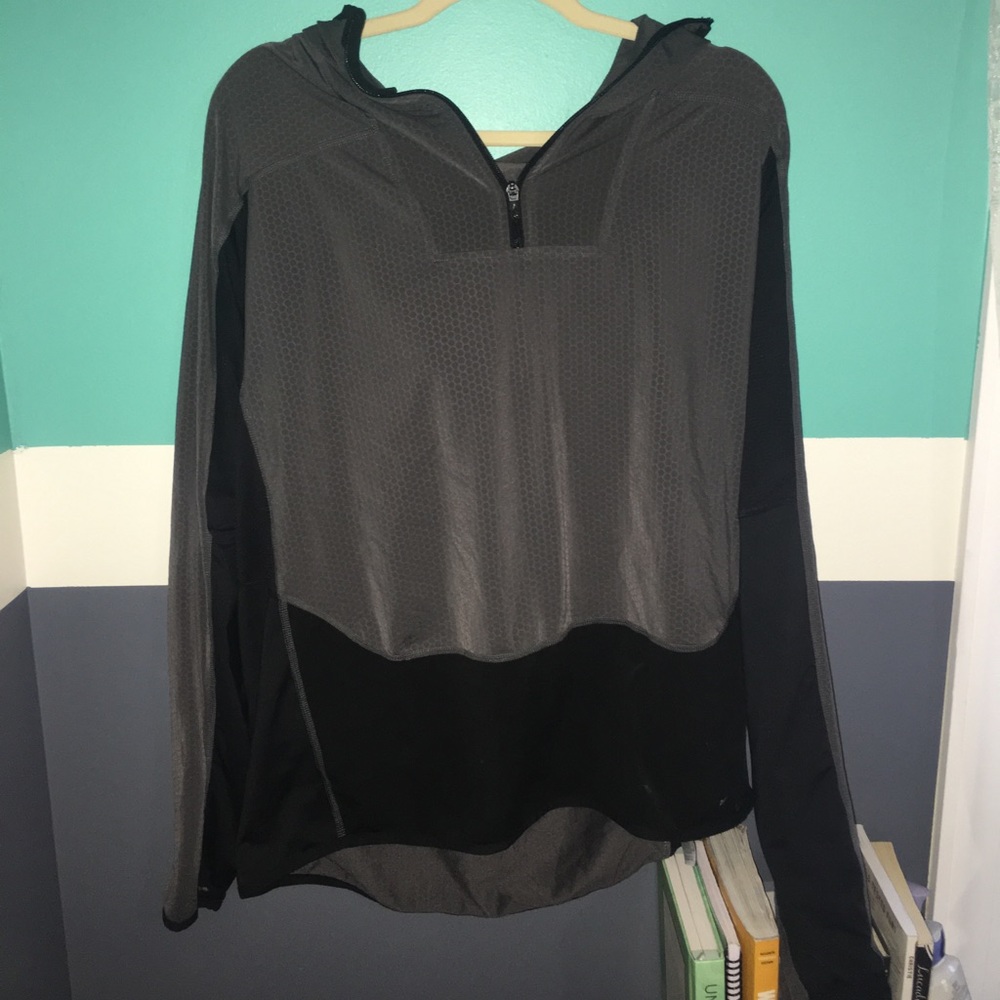 Gray Athletic Half Zip